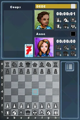 Tele 7 Jeux Inedits - Echecs (France) screen shot game playing